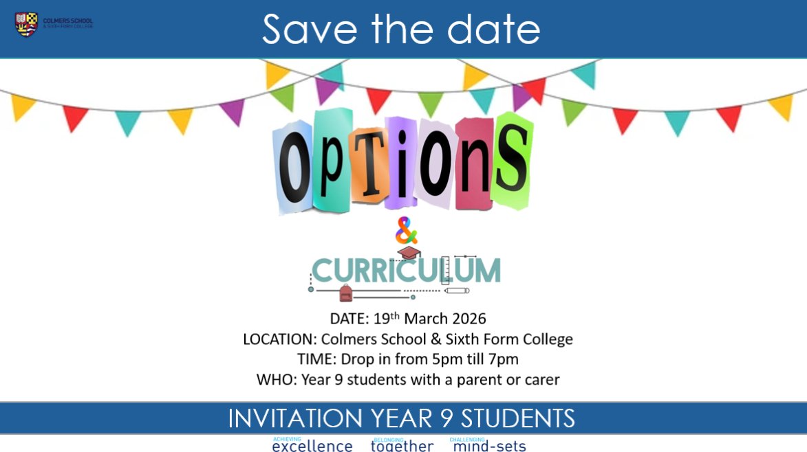 Colmers School and Sixth Form College tweet media