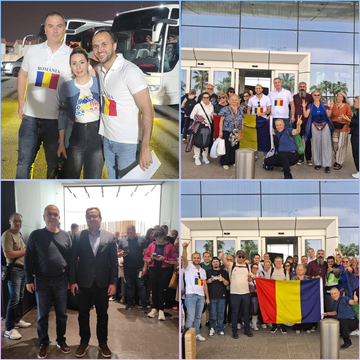 RO_Emb_Qatar's tweet photo. Through the joint efforts of the RO Embassies in Doha &amp; Riyadh, a large group of 🇷🇴 citizens was successfully assisted with the repatriation from 🇶🇦. Our consular team accompanied the group to Riyadh, providing support throughout the entire process. https://t.co/oreg8m2EYZ