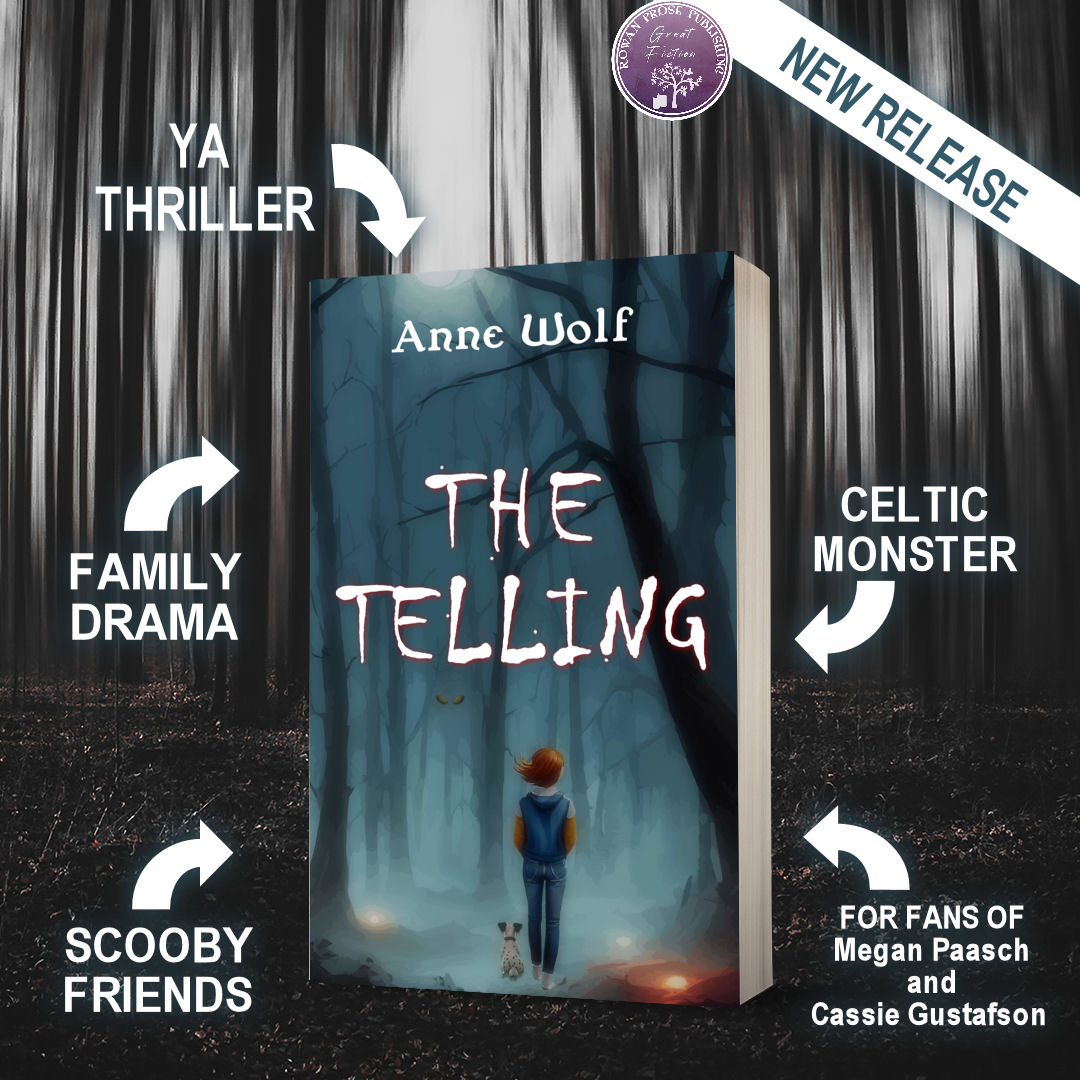 RowanProse's tweet image. Happy Release Day to Anne Wolf for her YA Thriller, THE TELLING. Get your copy today!
books2read.com/u/mVPJlZ 

#newrelease #YAthriller #booknerd #BookTwitter