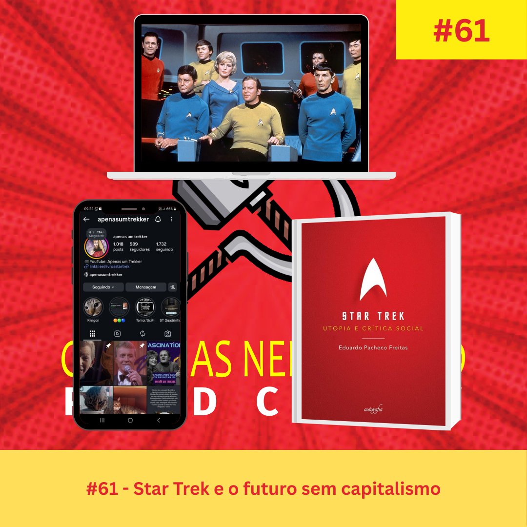 comunasnerd's tweet photo. Star Trek sempre foi mais do que ficção científica. A franquia criada por Gene Roddenberry imaginou um futuro sem dinheiro, sem fome e sem exploração — uma utopia que levanta debates políticos até hoje.

Neste episódio do Comunas Nerd United, conversamos + 👇 https://t.co/A6nxp0Xn1G