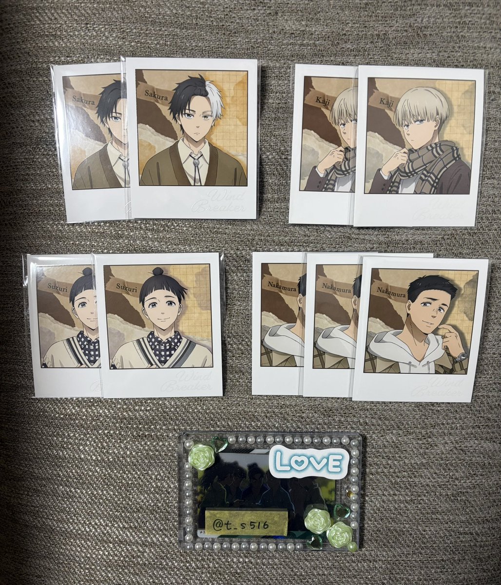 【交換/譲渡】WINDBREAKER ウィンブレ Autumn Wind Festa ランダムカード 

譲▷▶︎☆桜、☆梶、硯、中村

求▷▶︎☆蘇枋、楡井 or 定価+送料

☆⇔☆の交換
☆譲渡は無印含めてのみ
交換、譲渡に優劣なし

郵送希望📮
お気軽にお声がけ下さい⸜🌷︎⸝‍