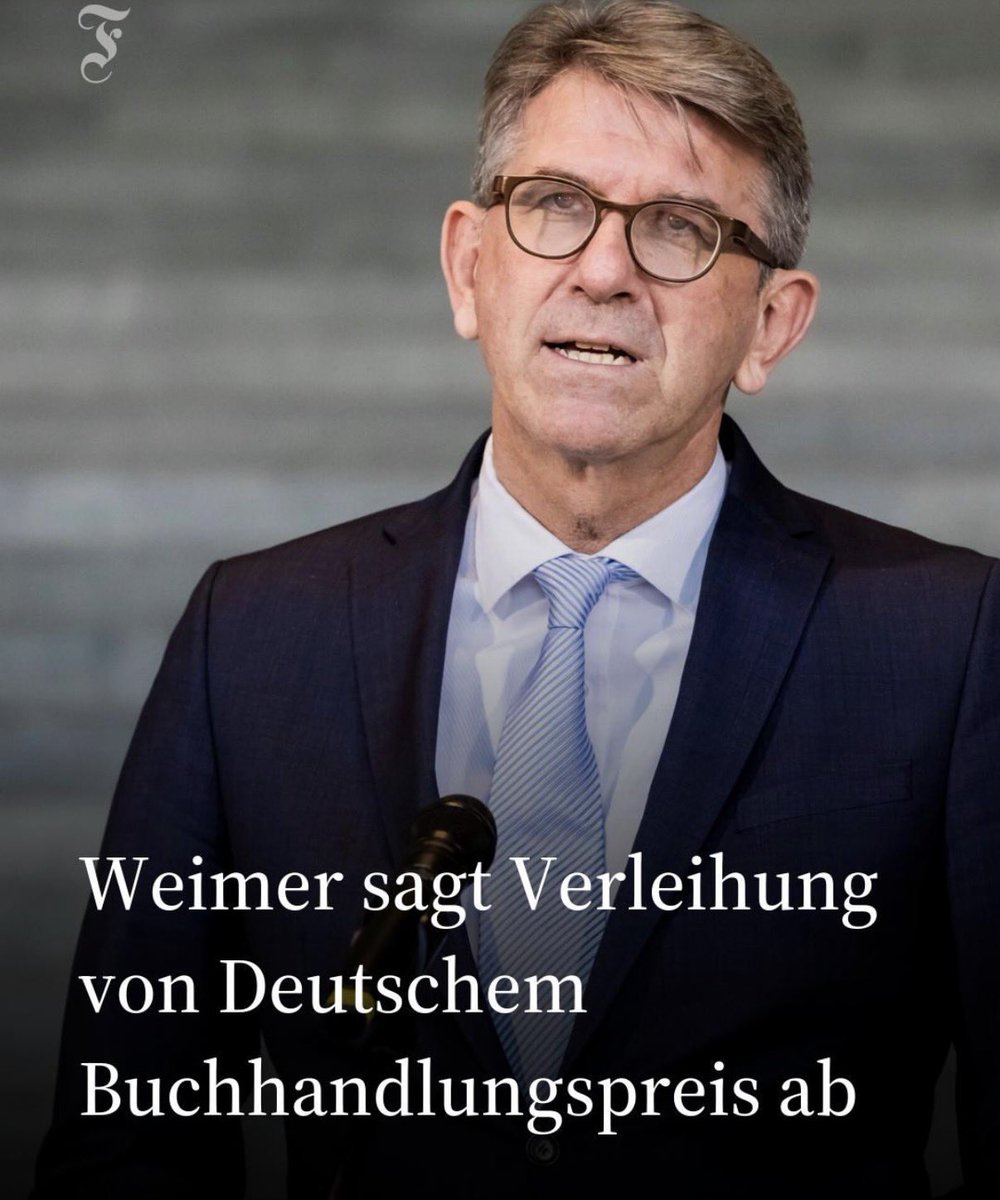 Für den Schaden, den Cancelminister Wolfram Weimer dem Kulturstaatsministerium und dem Kulturstandort Deutschland in kürzester Zeit zugefügt hat, ist ein Rücktritt längst überfällig.