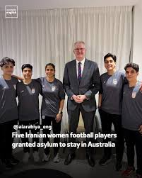 salty2235's tweet photo. @AcademicAgent_X Meanwhile In Australia Labor Whip Tony Burke has kidnapped the Iranian womens soccer team. 
Classic https://t.co/8mJXUxufne