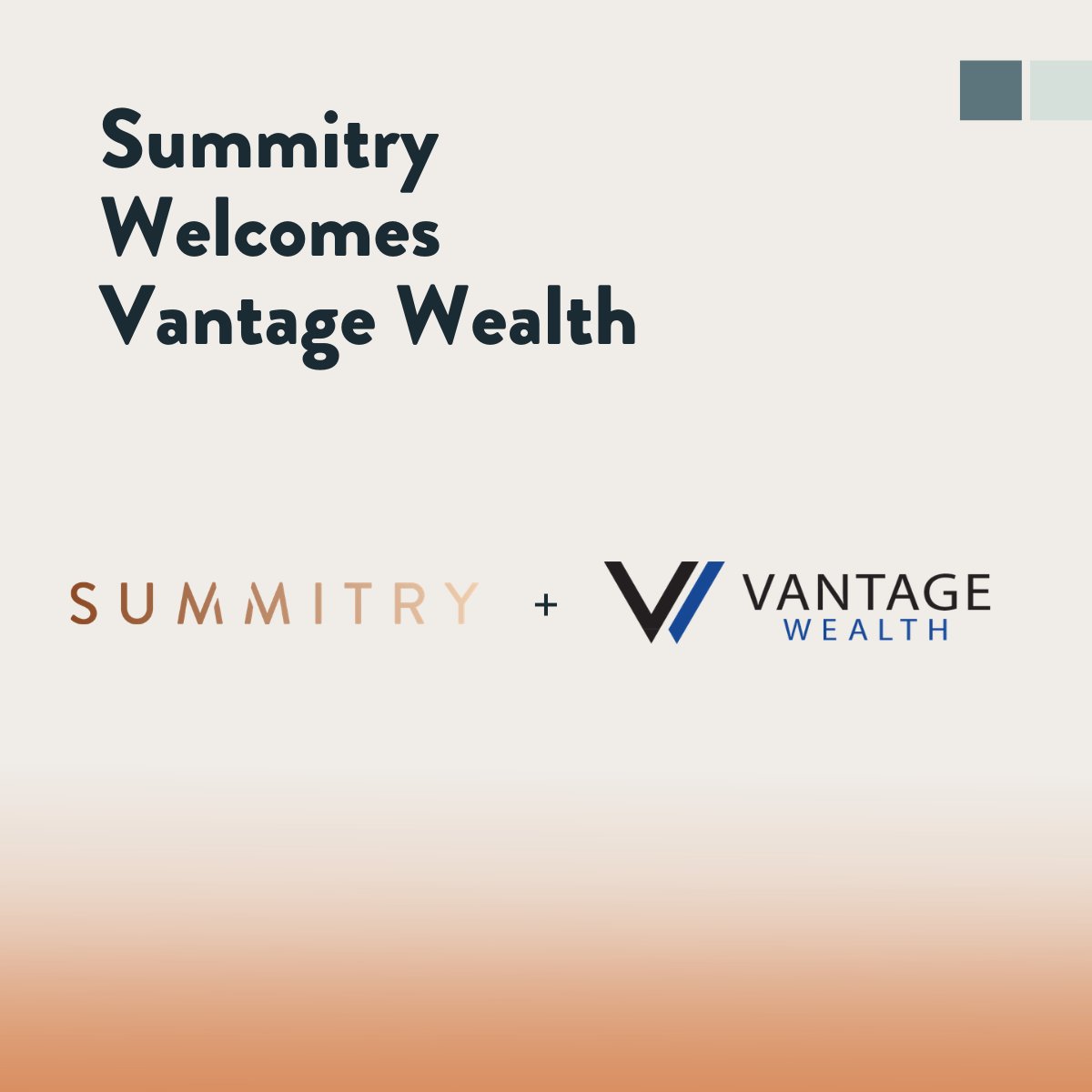 Summitry has acquired Vantage Wealth, a Pasadena-based RIA managing $721M in assets. Moving forward, Vantage will operate as Summitry, strengthening our presence in Southern California and expanding capabilities for clients. Read more: hubs.ly/Q0469gYq0