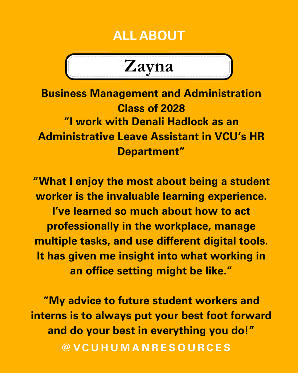 VCU Human Resources tweet media