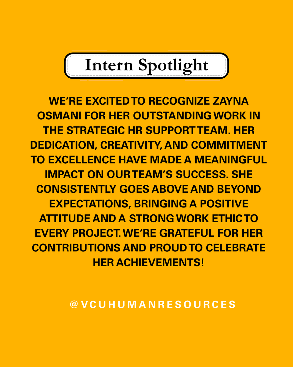 VCU Human Resources tweet media