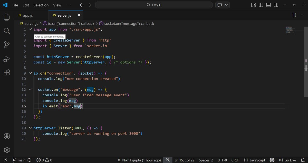 NikhilGupta6656's tweet photo. Day 149 🚀
Started learning https://t.co/oD0Dp2LQ4d and explored the documentation to understand real-time communication between client &amp; server.
Next step: implementing real-time features.

#Day149 #SocketIO #RealtimeApps #BackendDevelopment #Sheryiansh https://t.co/mQmMW7n0MV