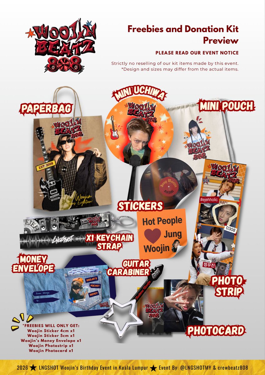 LNGSHOTMY's tweet photo. @LNGSHOT4sho #WoojinBeatz808 RSVP &amp; Donation kit form is opened! 🇲🇾❤️‍🔥🎸

1st batch of donation kit order will close 28th March at 9am. Any orders made after will be automatically counted as postage!

FOR #LNGSHOT #WOOJIN

New link!
🔗 https://t.co/gent9FLuZj https://t.co/vvv6wCQFbf