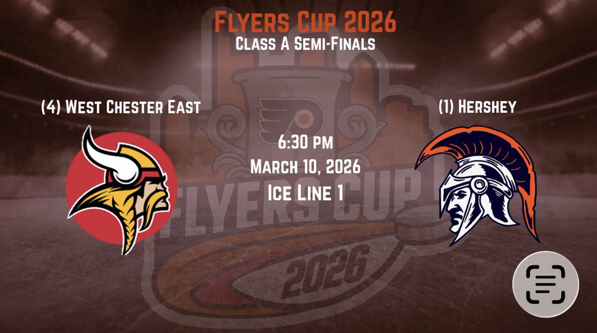 TheFlyersCup's tweet photo. Class A SemiFinals tonight at Iceline. Get your tickets at https://t.co/LoEjqqucsX . If you can’t make it to the games, tune into the Flyers Cup YouTube channel to watch live https://t.co/AfGkte4UHj