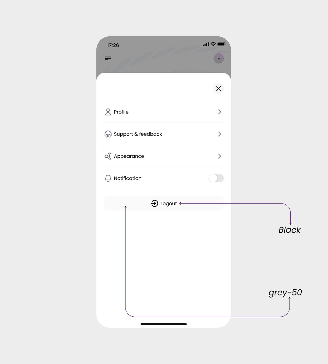 A single button can get your entire app rejected…

I was wrapping up the UI design for a mobile app I’m building for a client and decided to run a final UX audit before handoff. Everything looked perfectly ok. Then I got to the logout button.

Three days earlier, I saw a founder