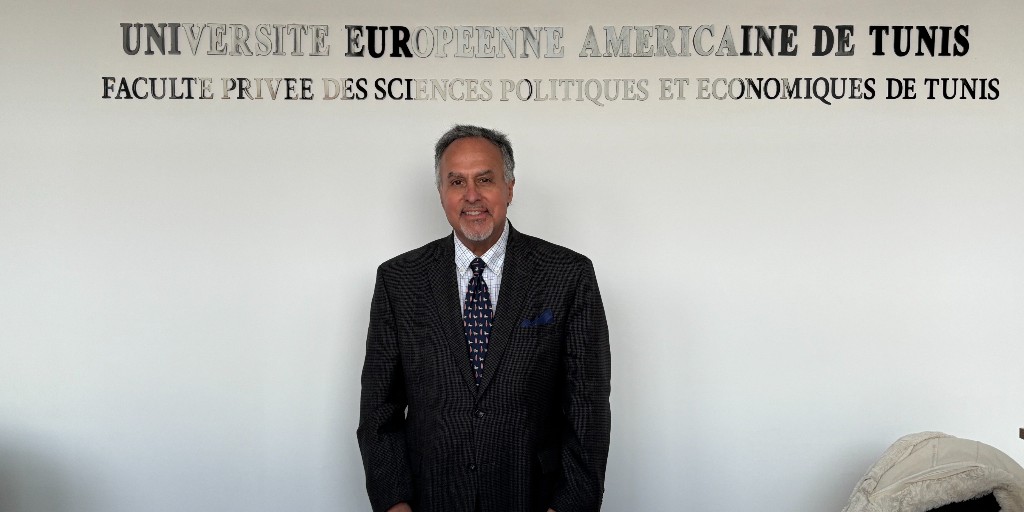 Georgiancourt's tweet image. Georgian Court University is proud to celebrate Dr. George De Feis, Assistant Professor of Business Administration and MBA Program Director, who recently served as a Fulbright Specialist in Tunisia. 

Read more here: georgian.edu/living-a-missi…

#gcu #whygcu #facultyexcellence