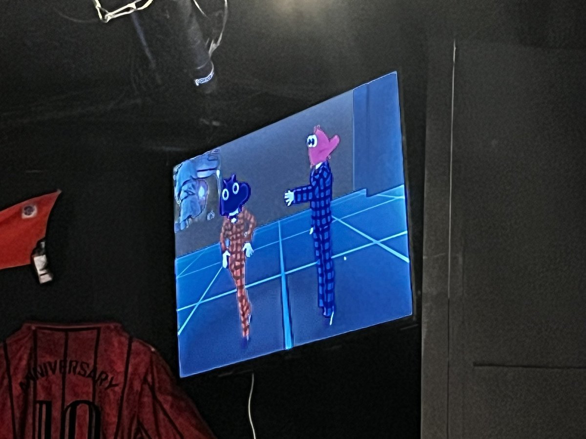 N0V360's tweet photo. Shiftall さんのHaritoraX 5周年イベントにお呼ばれしたので行ってきた

アメリカザリガニさんの漫才もあったりで楽しかった
VRで漫才やってるのをリアルで見る謎の光景

#Shiftall
#HaritoraX https://t.co/ll7PRkmVSL
