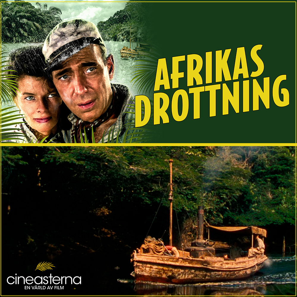 cineasterna's tweet image. I en av historiens tveklöst bästa äventyrsfilmer bjuds vi på ett sprakande möte mellan Hollywoodgiganterna Katherine Hepburn och Humphrey Bogart. För sin legendariska roll belönades Bogart med en Oscar. 
Afrikas drottning (1951) Nu på Cineasterna
#Filmtips #Cineasterna