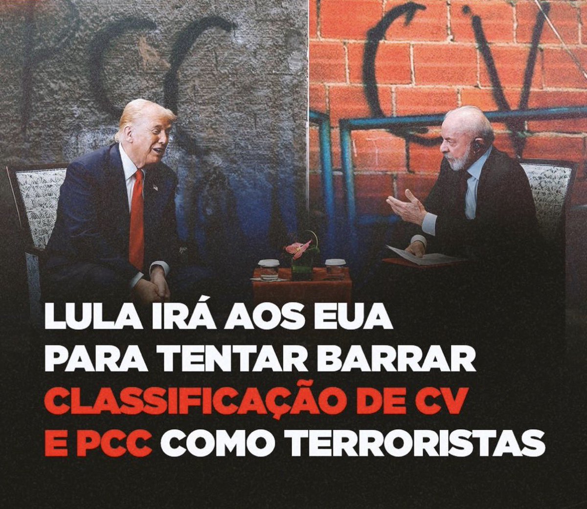 Imaginem o escândalo que seria se o Bolsonaro fosse pros EUA tentar barrar a classificação do PCC como organização terrorista
