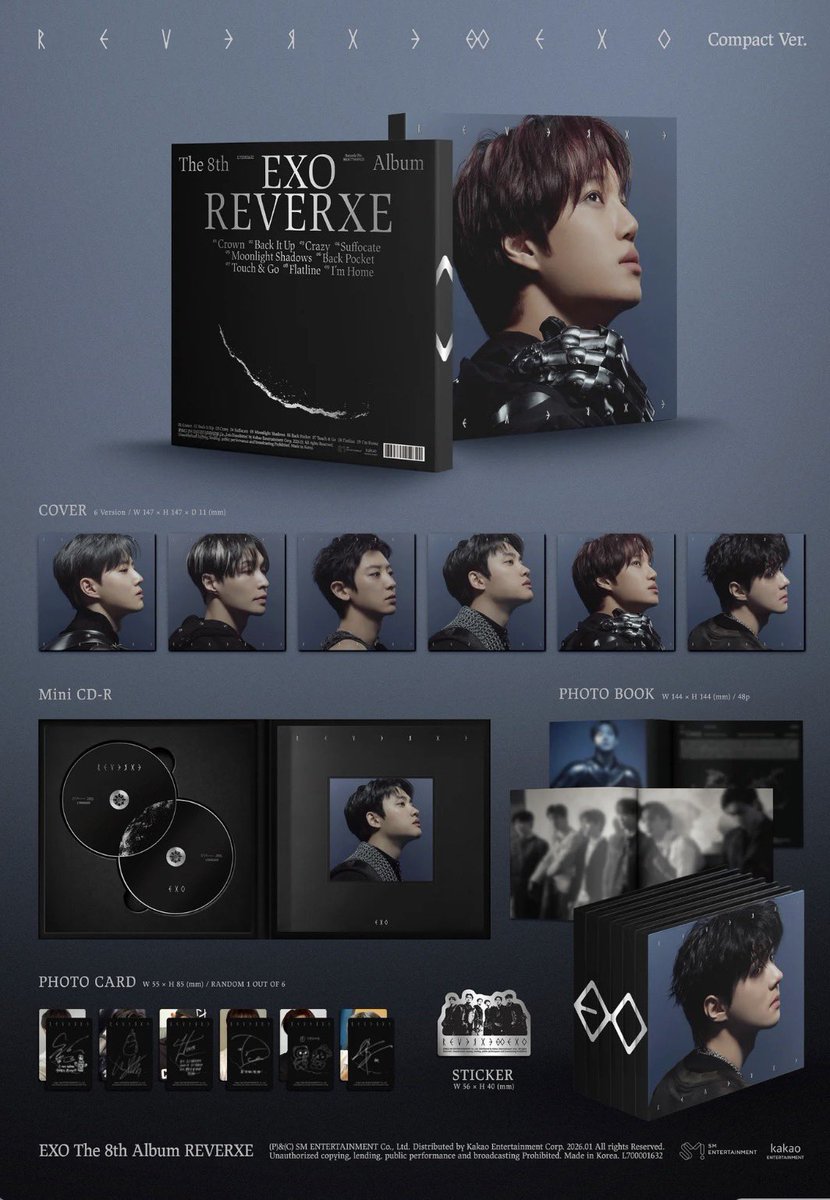 [WTS] EXO REVERXE COMPACT VERSION SEALED ALBUMS

💰RM18 EACH EXCLUDING LOCAL POSTAGE

♟️price excluding local postage only (no 2nd payment)
♟️can choose members
♟️sealed and limited slots only
♟️eta end of March (can combine)
♟️ww shipping ✔️ 

🔚 tomorrow before 10pm

📮 WM RM8