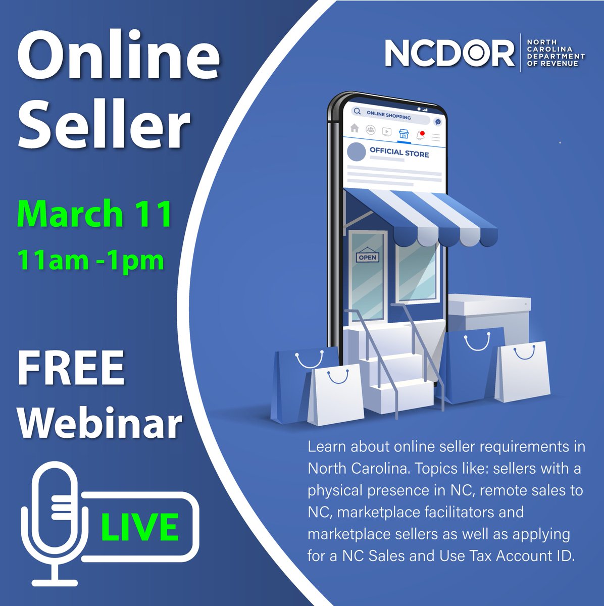 N.C. Dept of Revenue tweet media