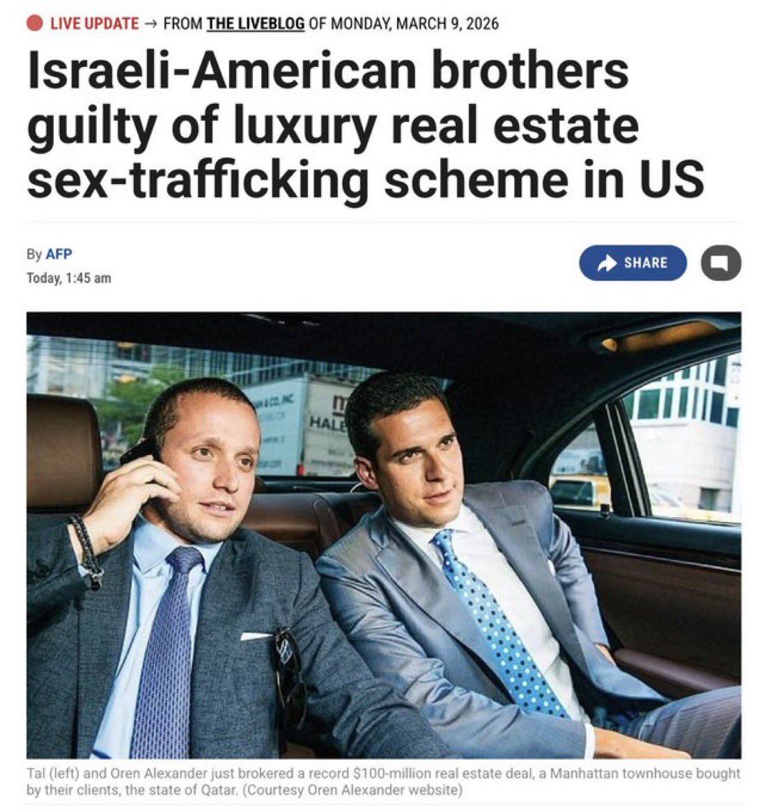 America! This is yet another perfect reason as to why we had to end Iran’s diabolical stretch across the globe. From stealing our nuclear technology (Jon Pollard), to blackmailing our President and Congress (Epstein), to this (the Alexander brothers). Despicable! We took action