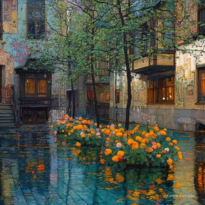 RazaneRayan1412's tweet photo. "Let silence be the art you practice. The quieter you become, the more you hear".
         ~Rumi.
🎨 by Kaoru Yamada. https://t.co/63hSvXTLFj