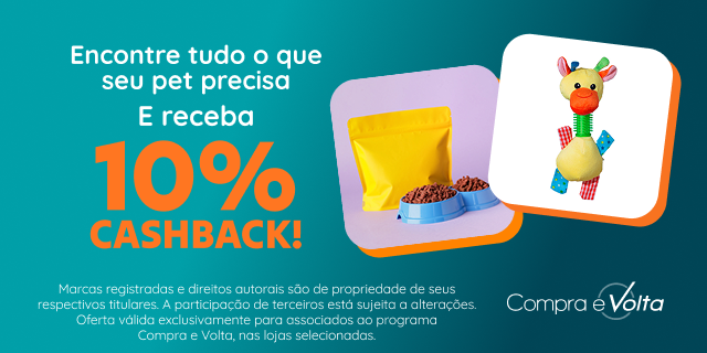 compraevolta's tweet photo. Ração e itens para pet com cashback garantido! No #ShoppingCompraeVolta você encontra tudo o que precisa. E suas compras ainda rendem, no mínimo, 10% de volta. Ofertas exclusivas para associados. https://t.co/16UKaYz3fY
