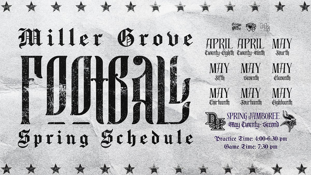 Miller Grove Football tweet media