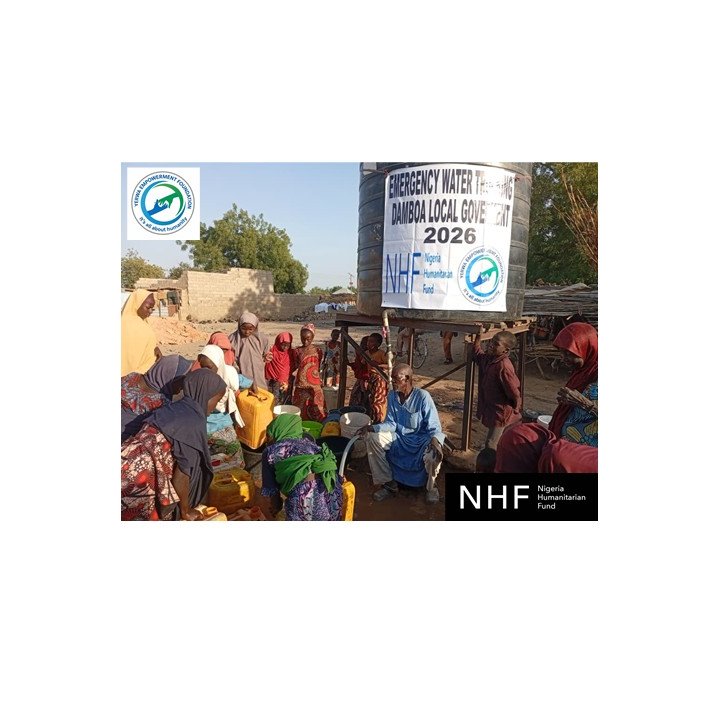 YerwaF's tweet photo. Yerwa Empowerment Foundation (YEF) provided 10,000 litres of safe water in Damboa LGA and 5,000 litres in Dikwa LGA, supporting the most vulnerable communities in conflict-affected areas of Borno State.
#YerwaEmpowermentFoundation #NHF #WASH #SafeWater #Damboa #Dikwa #BornoState https://t.co/dRFCaQOdaJ