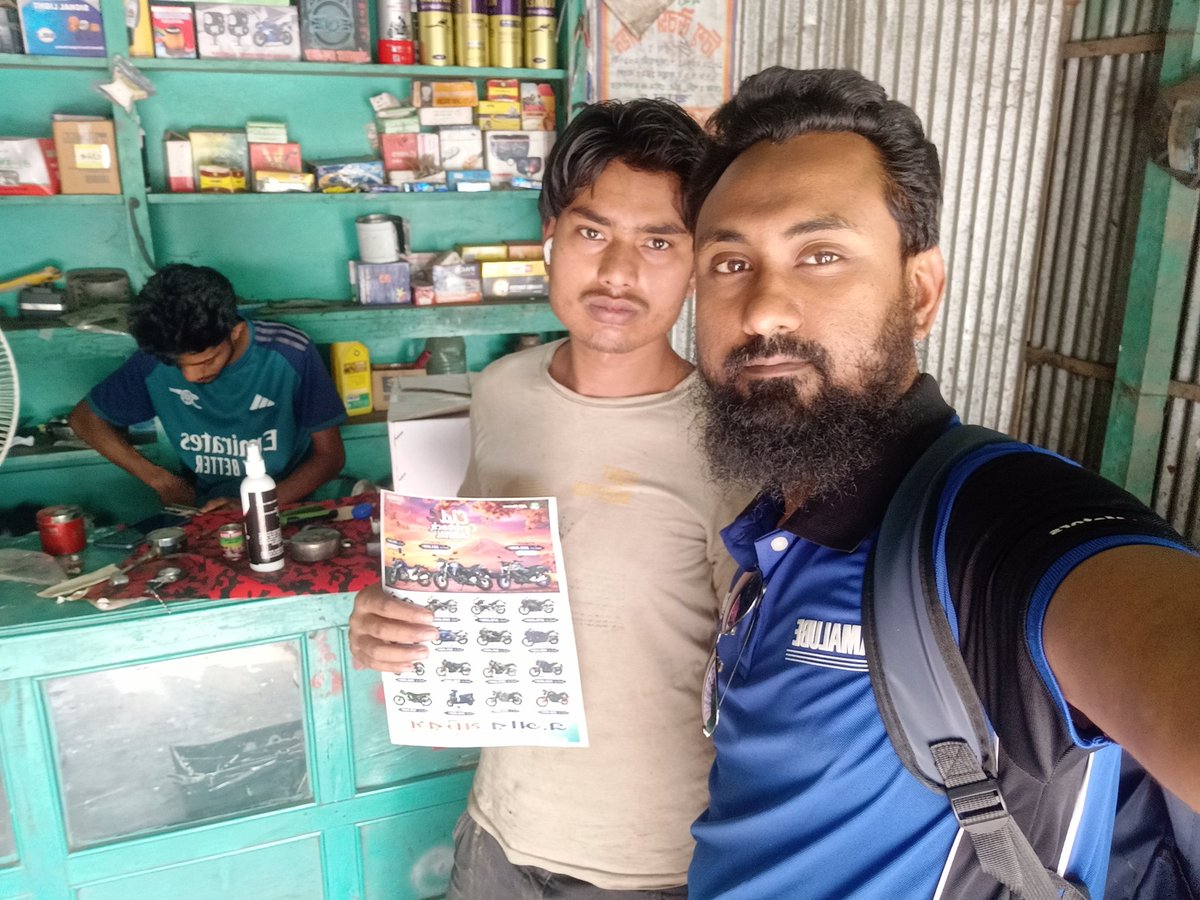 MdShohan6676125's tweet photo. A.R Motors এ চলছে EID Cashback carnival, আপনার পছন্দের Yamaha বাইকগুলোতে পেয়ে যাবেন আকর্ষণীয় ক্যাশব্যাক ডিসকাউন্ট।  

তাই আর দেরি না করে আপনার পছন্দের Yamaha বাইকটি নিতে চলে আসুন আমাদের A.R Motors এ। 

🏍️A.R Motors 
মেইনরোড, ঘাটাইল, টাঙ্গাইল 
যোগাযোগ : 01309395030 https://t.co/OXwxU7rlR3