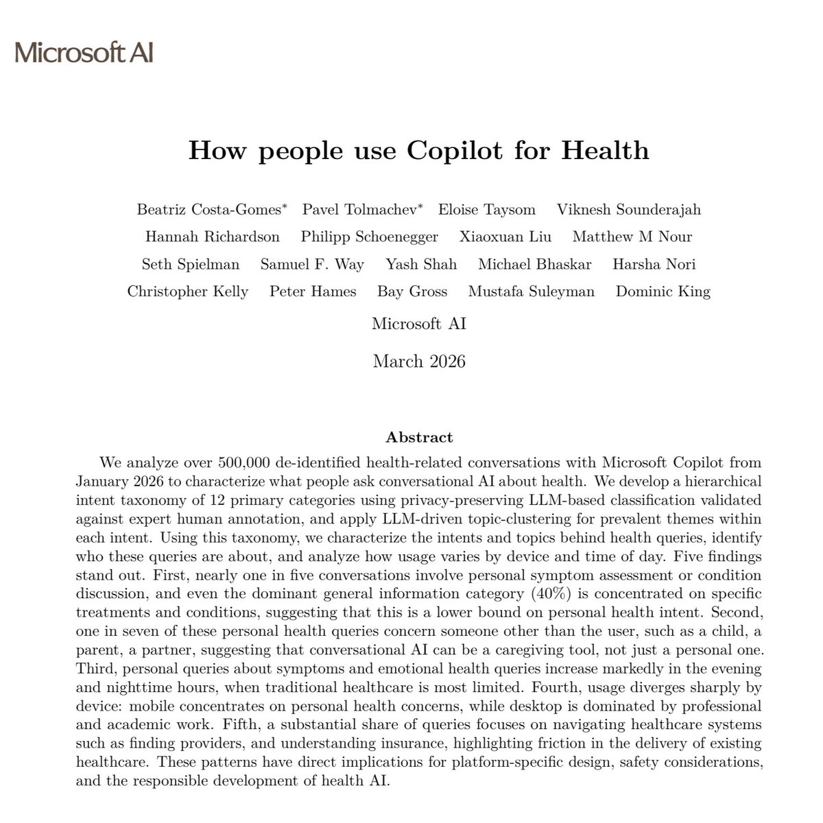 Mustafa Suleyman tweet media