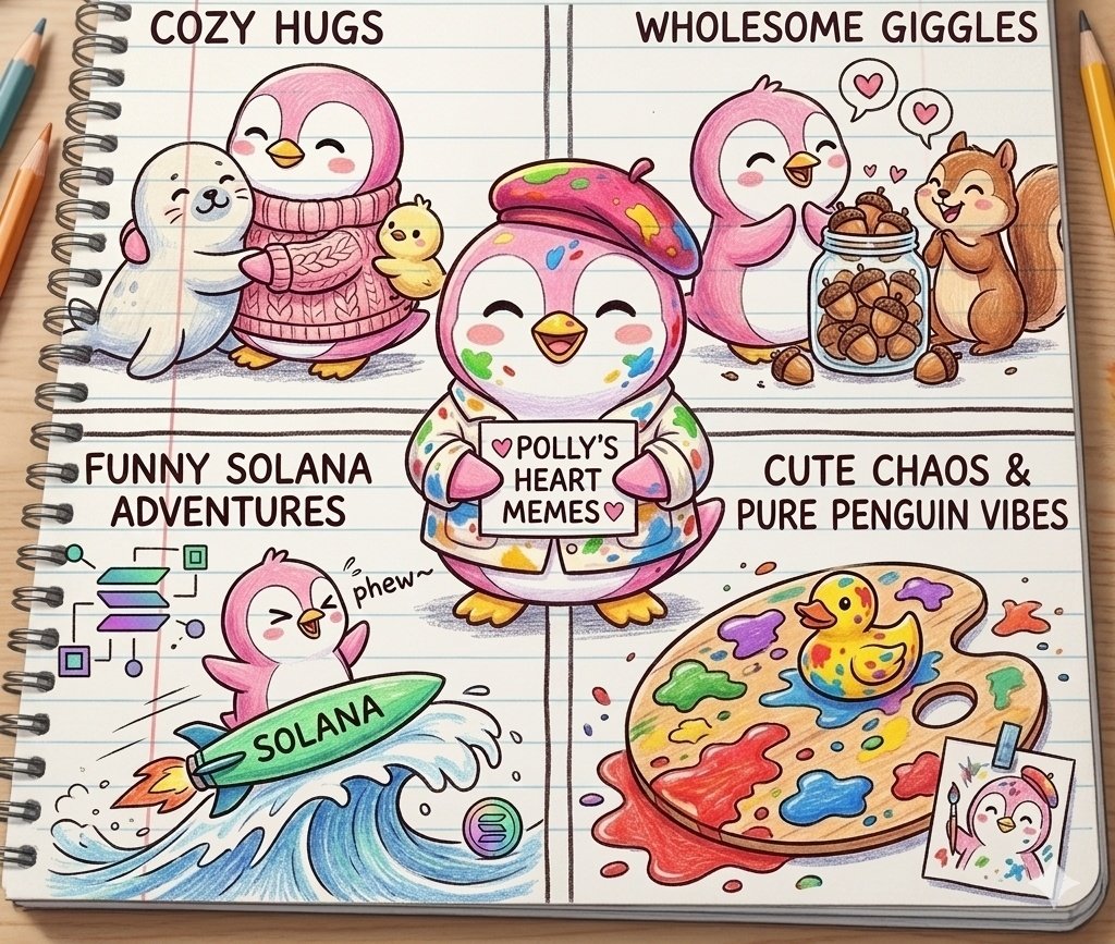 SuperhitTop's tweet photo. @PollyFans_sol Experience the warmth of creativity! 🌈💖 Dive into Polly's world of whimsical memes, where cute illustrations and playful scenarios capture the essence of joy.
@RkEntrepre37446 @Duksa_En 

#PollyMemeCompetition  $POLLY 😊 https://t.co/6fQicAVkn1