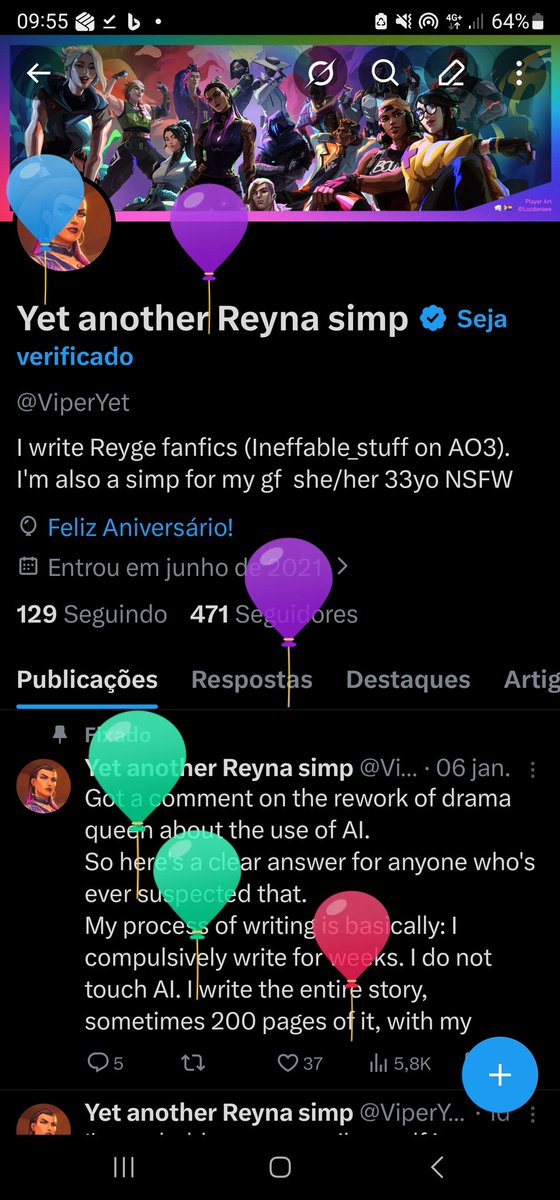 Yet another Reyna simp tweet media