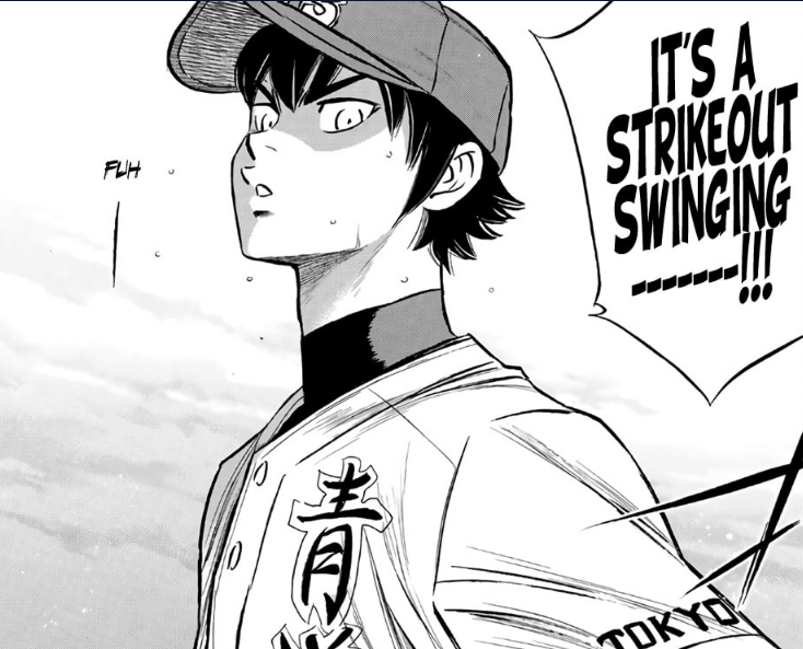 bangtanstyle07's tweet photo. Thread of the Eijun manga panels that were animated in the new trailer: https://t.co/YBsVE1RMjp