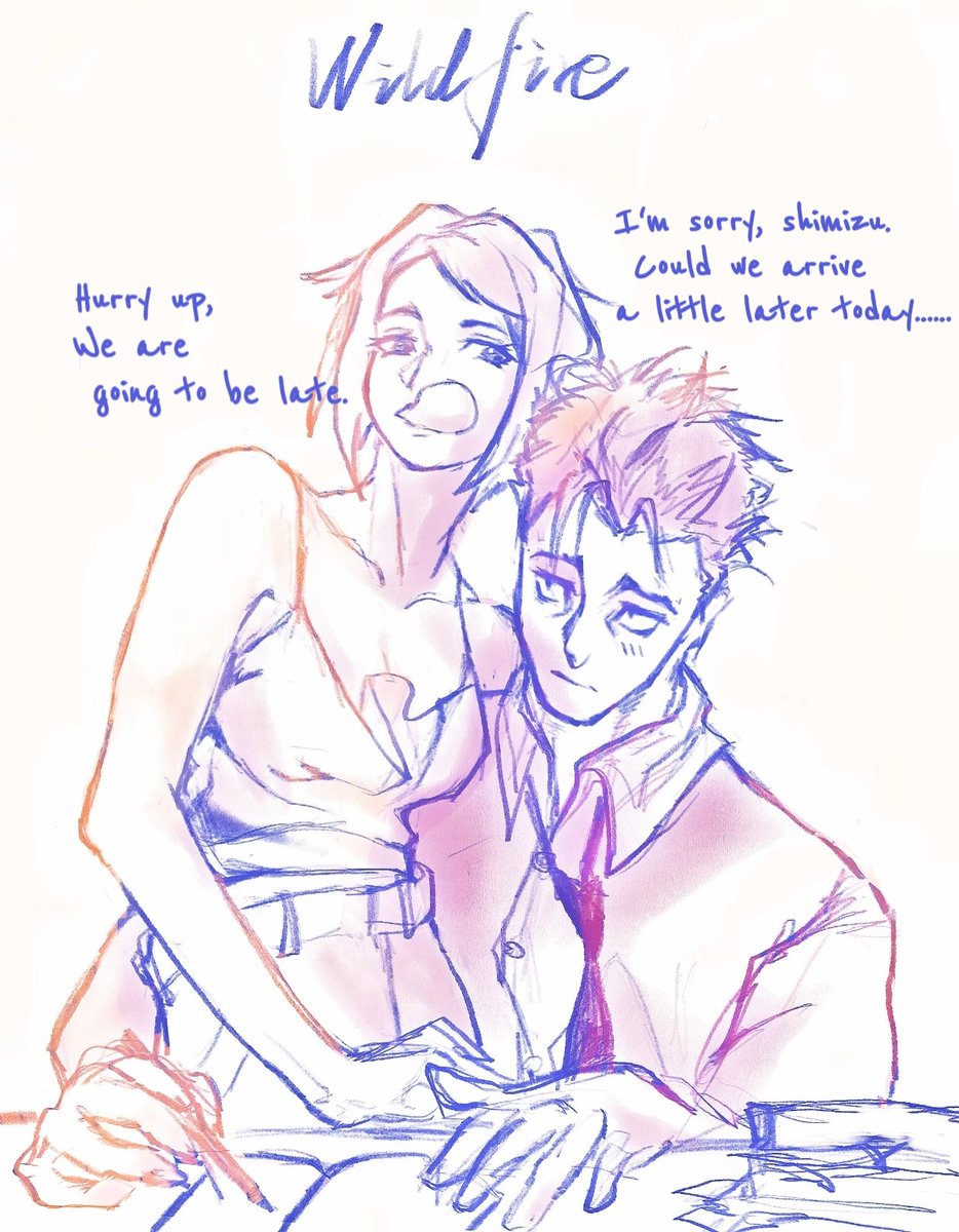 zzrdbb's tweet photo. The law firm of higuruma has been opening very late these days. Even the assistant lawyer, Shimizu, is nowhere to be found at the time when it should be open in the morning. The clients are thus completely confused.
#higumizu #JujutsuKaisen #higuruma #shimizu https://t.co/uLlN4atcGj