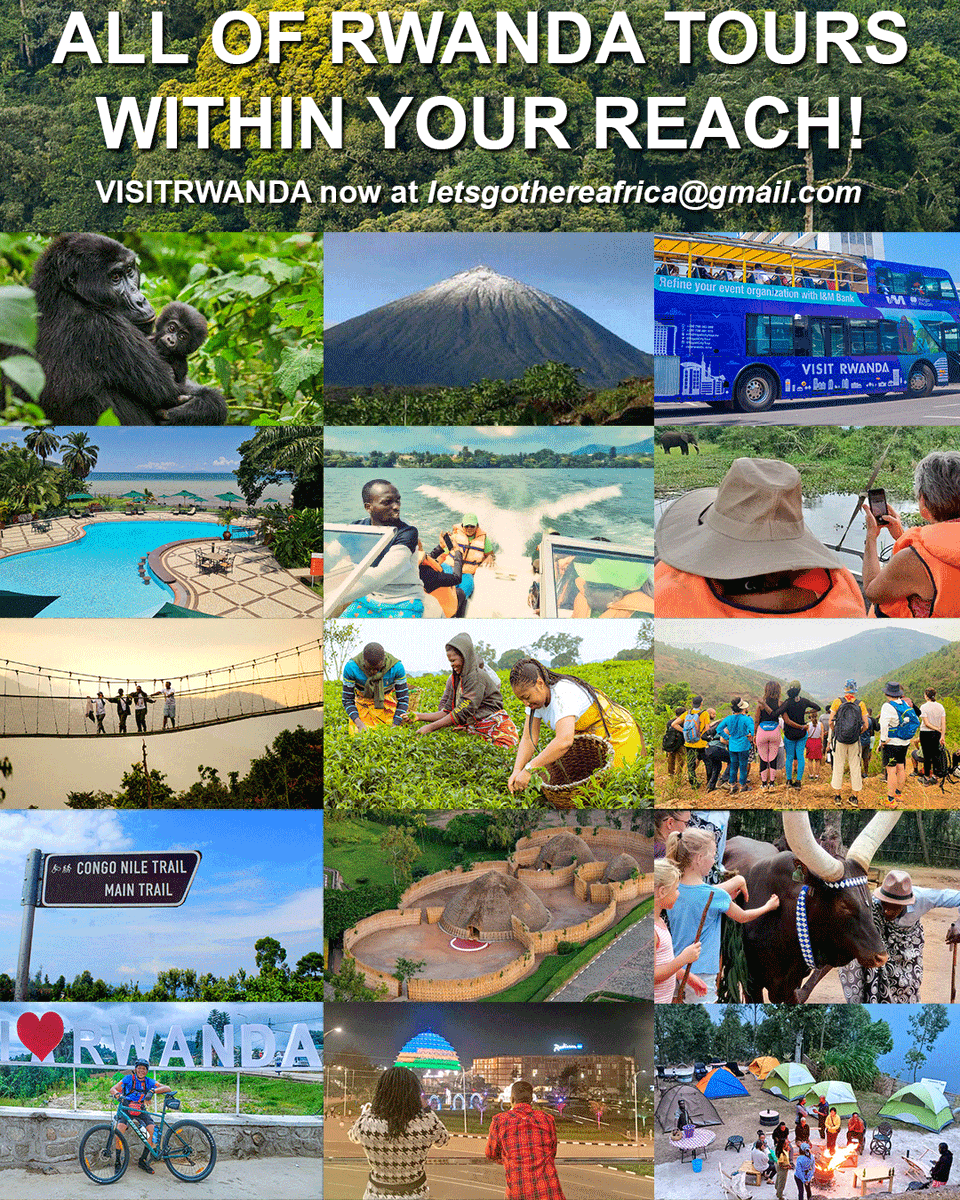 letsgothereafrk's tweet photo. Rwanda has got something for you. Let's plan your next #VISITRWANDA trip now!
Email us your tour inquiry now at https://t.co/PxRmdLe3eW
Visit us at https://t.co/pHe0hZrh3g for more... https://t.co/Zn9ttOcfpn