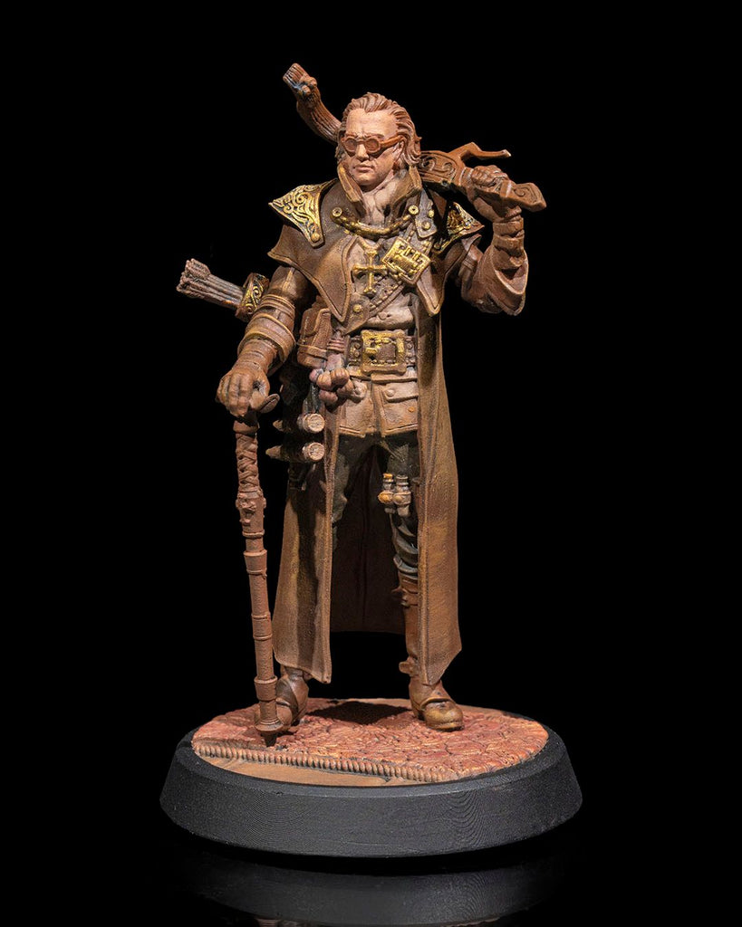 Buyfilterstore's tweet image. Unleash your creativity with the Arcane Hunter Miniature – 32mm Scale for Tabletop RPGs! This 3D printed gem is perfect for painting, gaming, and collecting. Unpainted resin awaits your unique touch! Only $9.99. Grab yours now! #CustomMade #hobbypainting #buildink-miniature