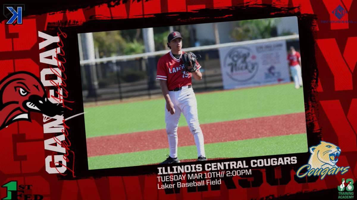 LLCAthletics's tweet image. We have Baseball at Laker Baseball Field TODAY!
2:00pm @LLC_Baseball takes on the Cougars of Illinois Central College for some Midweek Baseball!

#LakerUp #L4L