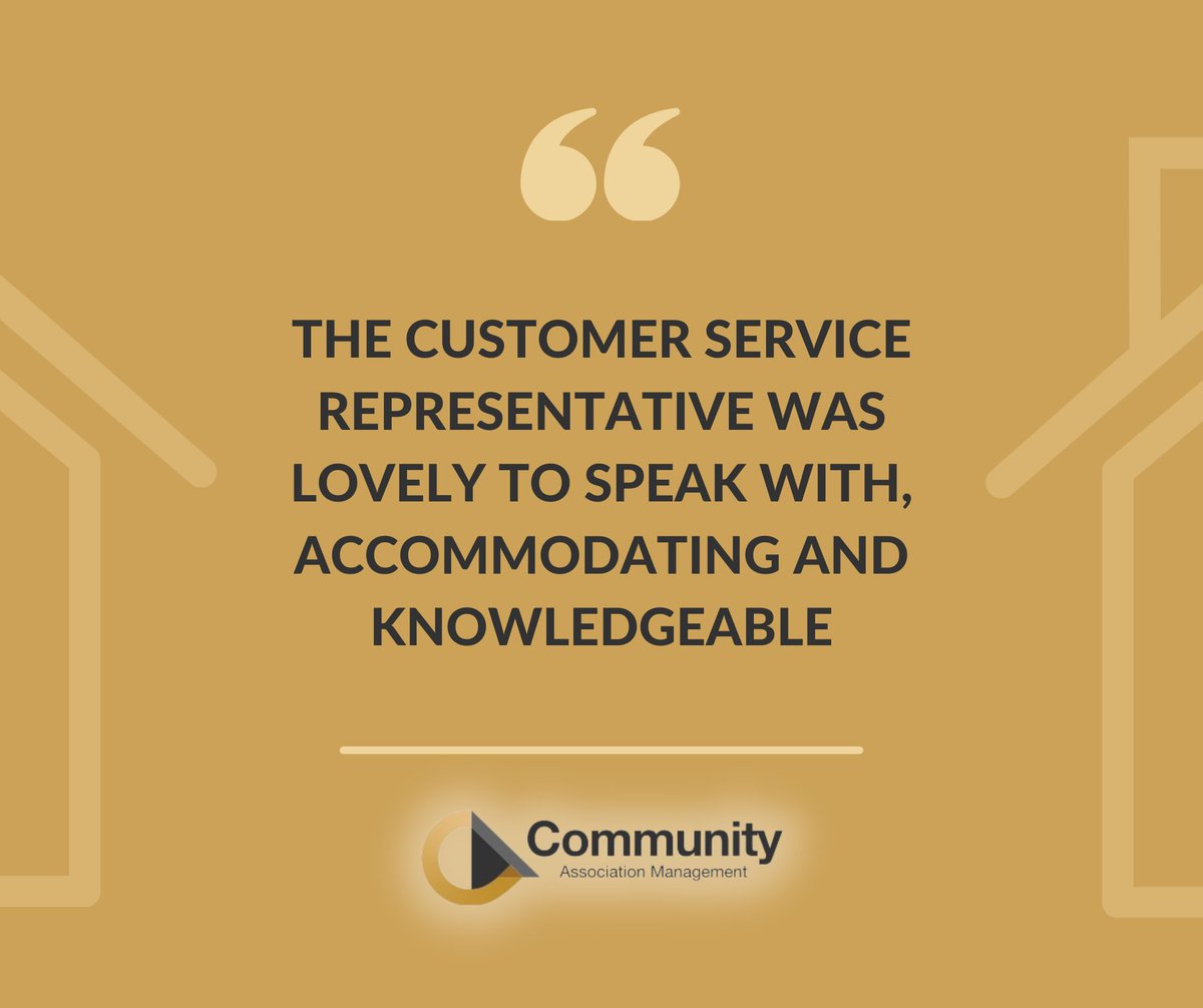 wehelpyourhoa's tweet image. "The customer service representative was lovely to speak with, accommodating, and knowledgeable. I was able to have all my questions answered." - A.M.  ⭐️⭐️⭐️⭐️⭐️

#hoa #communityassociation #hoaboard #communityassociationmanagement