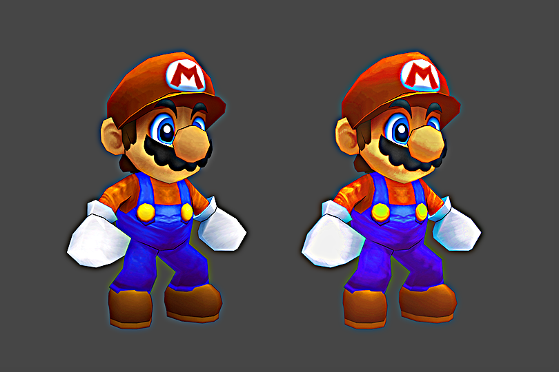 Happy MAR10 Day, everybody! Here’s a character sheet for Mario’s model. The last image compares the standard model with color correction. I’ll be a bit busy this week, but expect Luigi's sheet and more content soon!

#Mario #Supermario #Nintendo #3dmodeling #animation #gaming