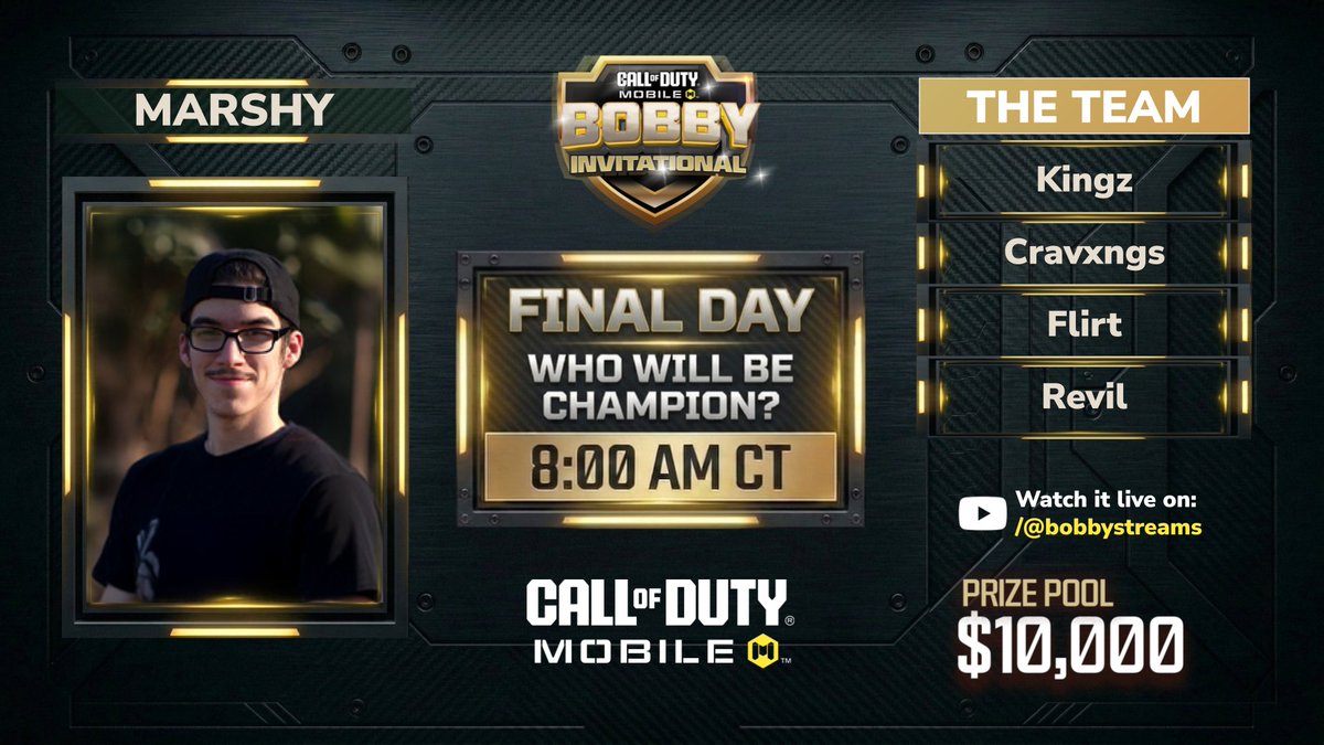 MadatgameingYt's tweet photo. Last day. The final stretch of this tournament. Wish me good luck and support the team 🙏 

#CODMBobbyInvitational #AMPd

#PlayCODMobile https://t.co/xAzUTuZz3M
