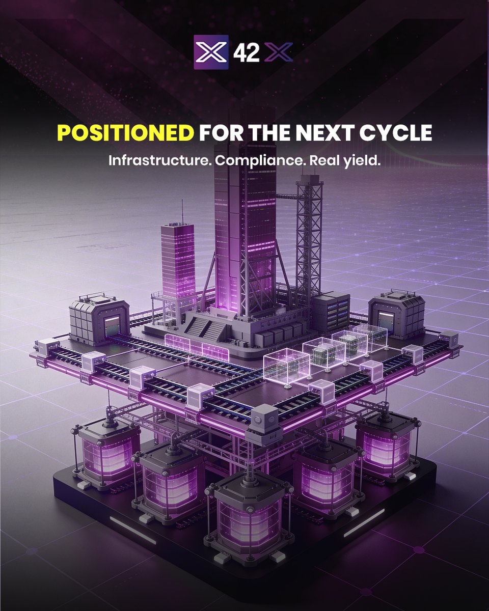 The next cycle rewards structure. 42X is aligned for what comes next. #DigitalFinance