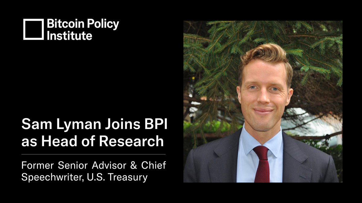 Bitcoin Policy Institute tweet media