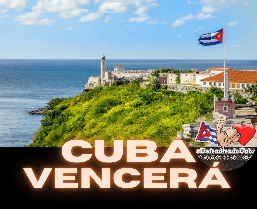 #Cuba 🇨🇺 libre y Soberana.
#CubaEstáFirme 
#CubaVencerá