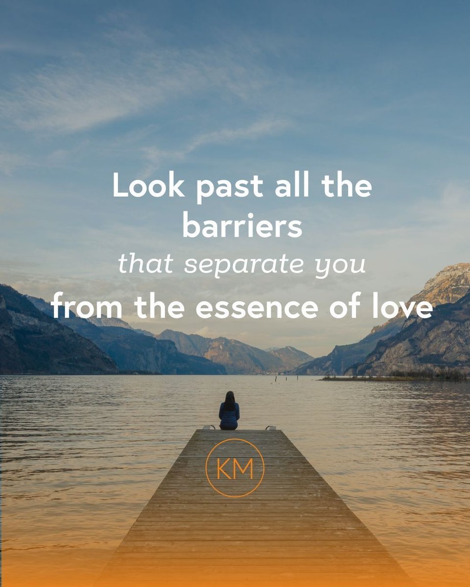 keithmmac's tweet image. Look past all the barriers that separate you from the essence of love. #MoveForward #LetGo #BePositive #NewBeginning