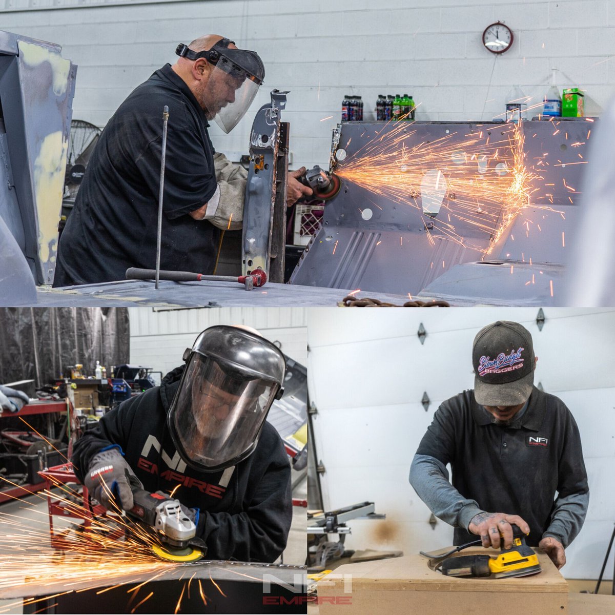 NFIEmpire's tweet image. :Sparks are flying, dust is swirling, and many of our key projects are progressing smoothly! Stay tuned for more updates soon!: #projects #shopwork #custombuild #tools