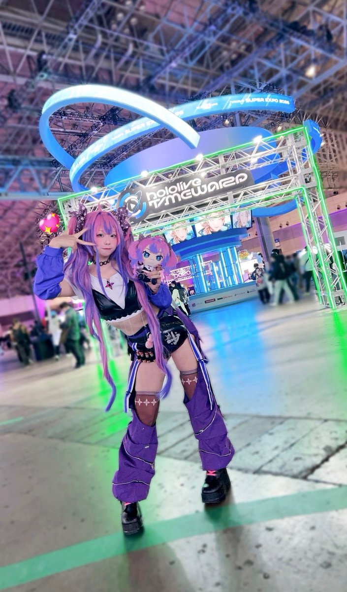 shihona_x's tweet photo. 本当に楽しかったー！！！🩷💅
#hololiveEXPO2026_DAY3 https://t.co/EXcutxKcWi