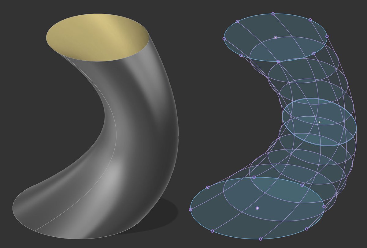 raahgiken13's tweet image. 先日アップデートされたAutodesk Fusionの新機能「アイソパラメトリック カーブ」が少し面白い

円筒っぽいモノを横方向で分布をとると、すべて平面として扱える

何に使えるかわからんけどww

#fusion360 #autodeskfusion #autodesk