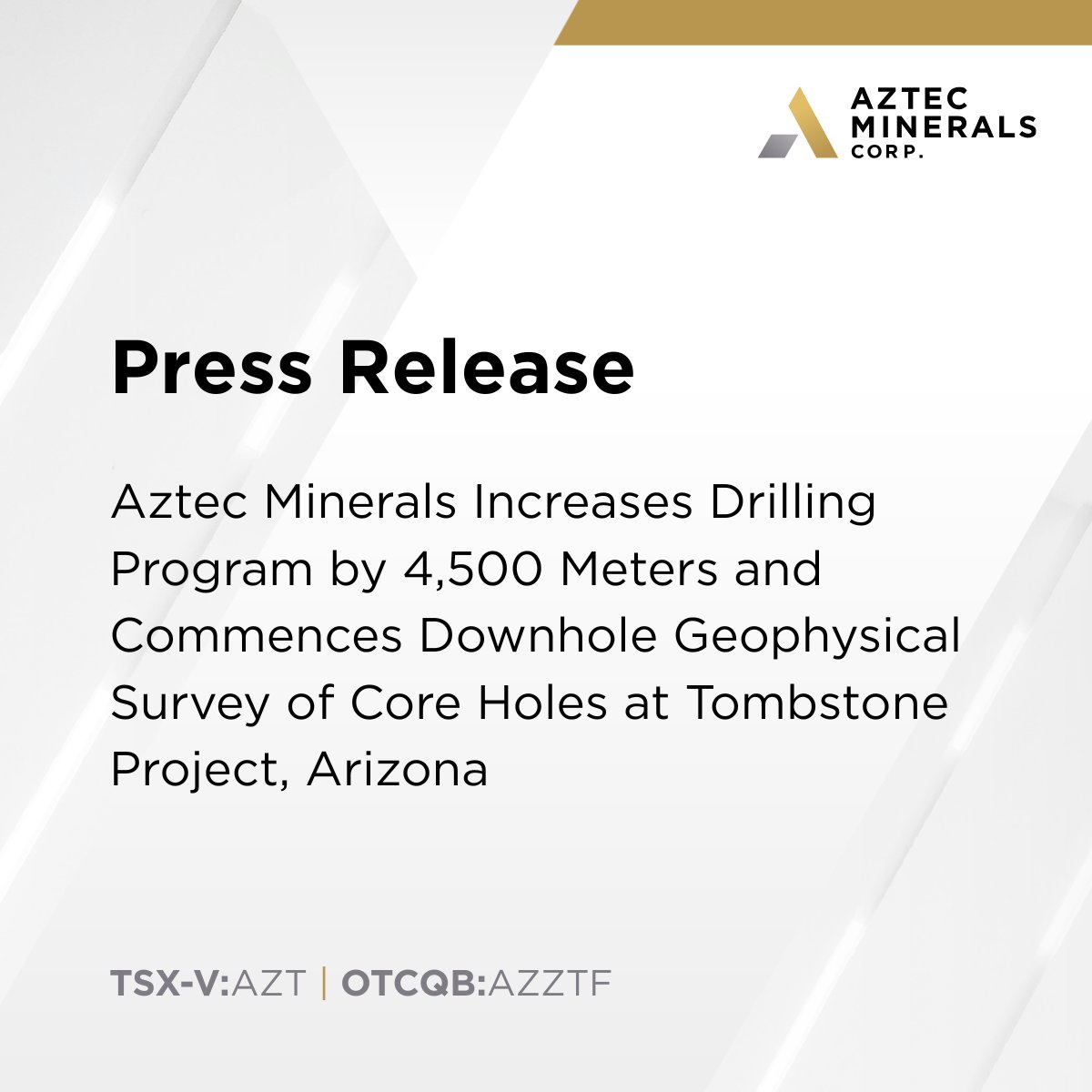 Aztec Minerals Corp. (TSXV:AZT | OTCQB:AZZTF) tweet media