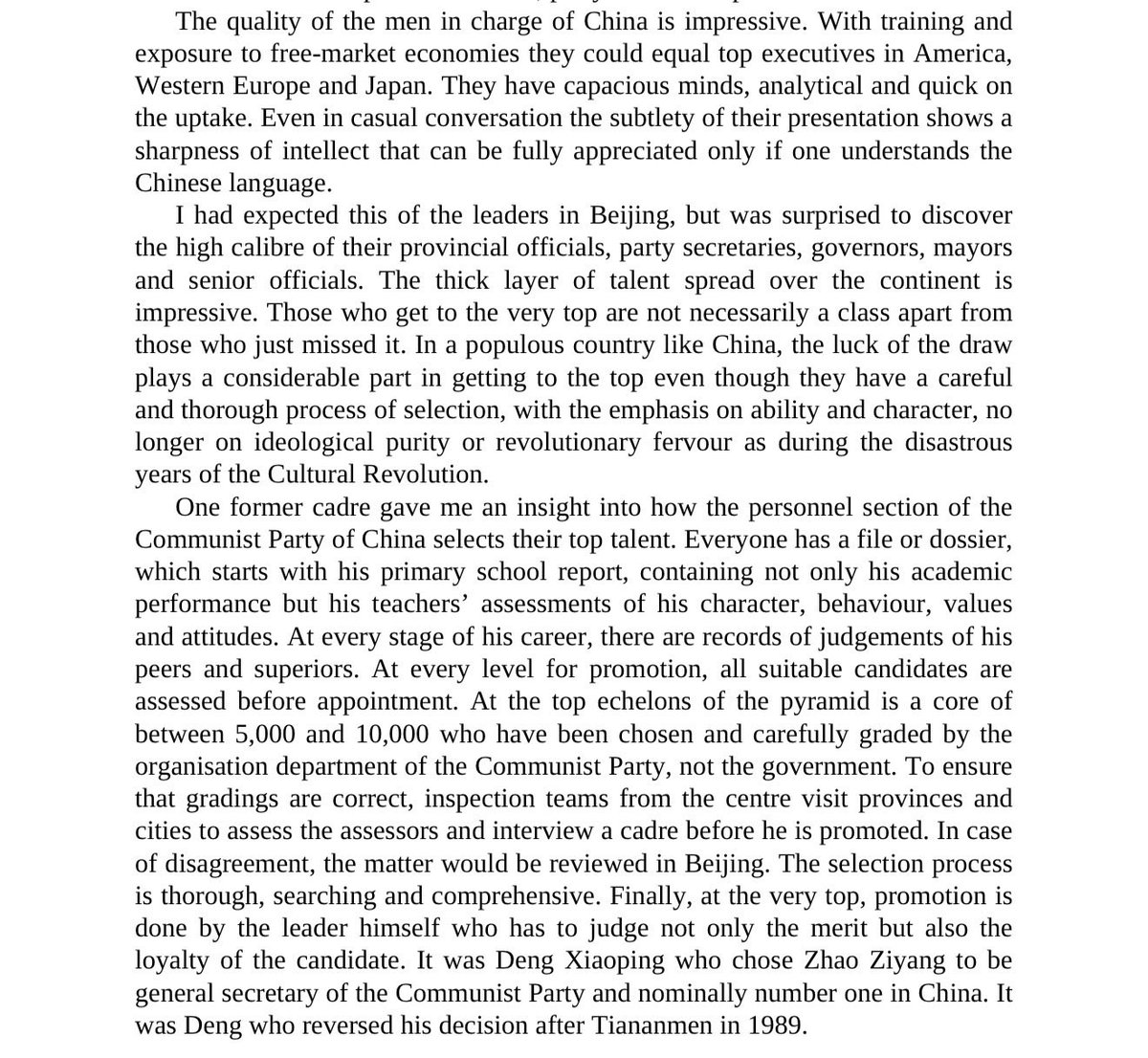 <a href="/Mayoveli/">Mayowa</a> Lee Kuan Yew on China’s leadership system.