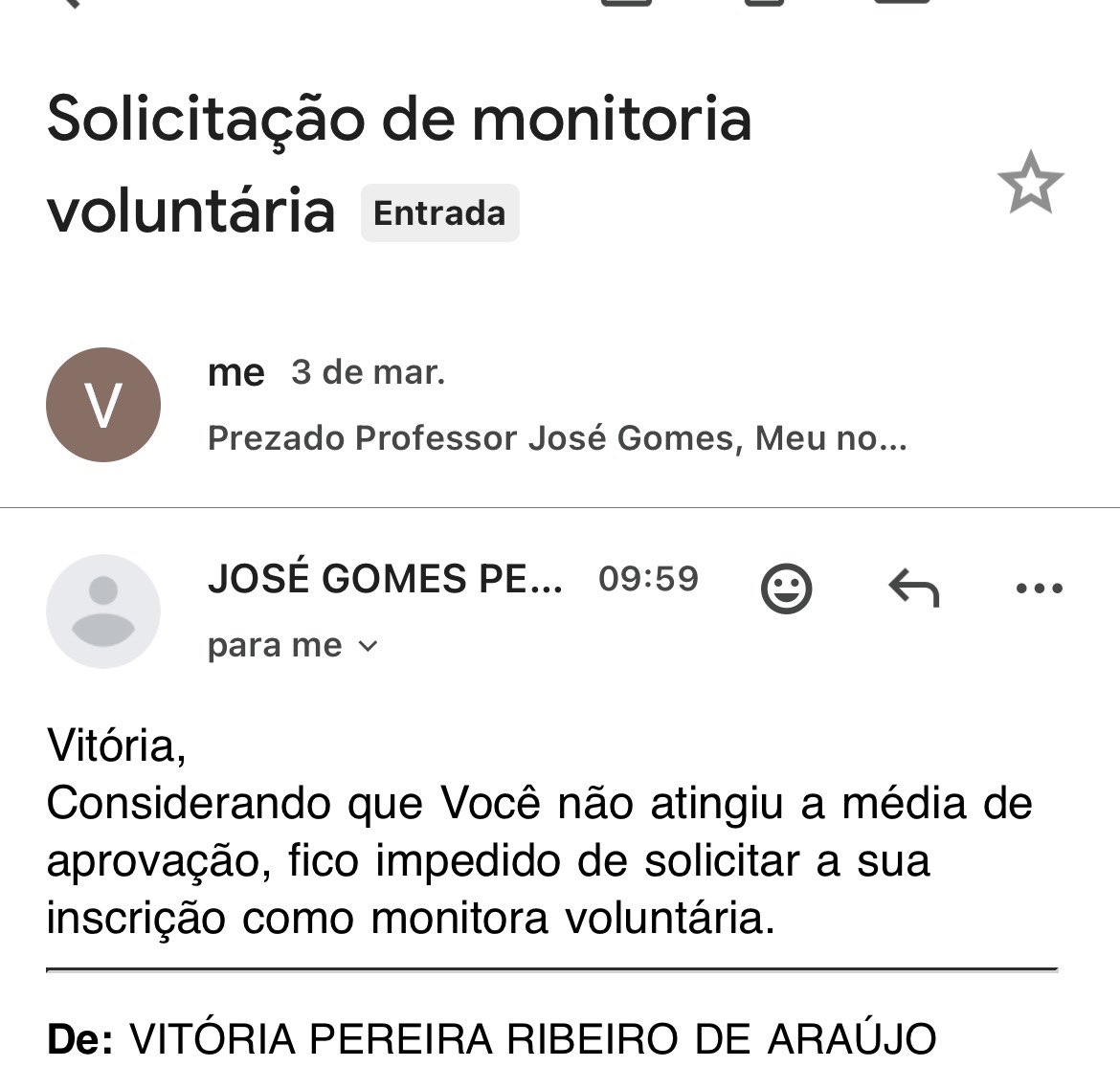 studvih's tweet photo. Eu já tinha o “não” e fui em busca da humilhação https://t.co/VU6Pe2deWS