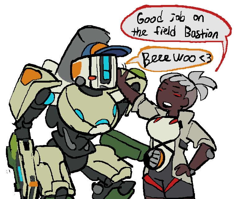 An0MaHous3's tweet photo. reposting to fix his gun lol
his supportive aunt/captain
#overwatch https://t.co/eMKKi51iwm