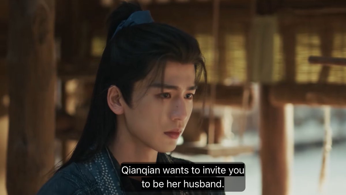 A list of the Marquis of Wu’an side gigs:

1. Essay writer
2. Braised Meat Shop Assistant 
3. ‘Husband-for-rent’ 30 taels per day
4. New Year’s Couplets Calligrapher

#ZhuYu #PursuitofJade #ZhangLingHe #TianXiWei #XieZheng #FanChangyu