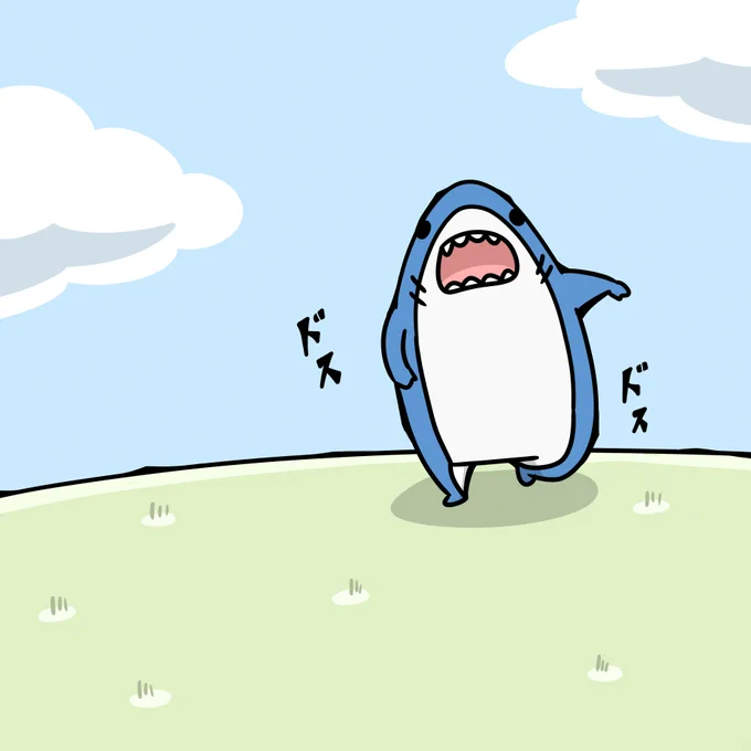 人間を追っ払う為に神様を呼びに行く海獣 